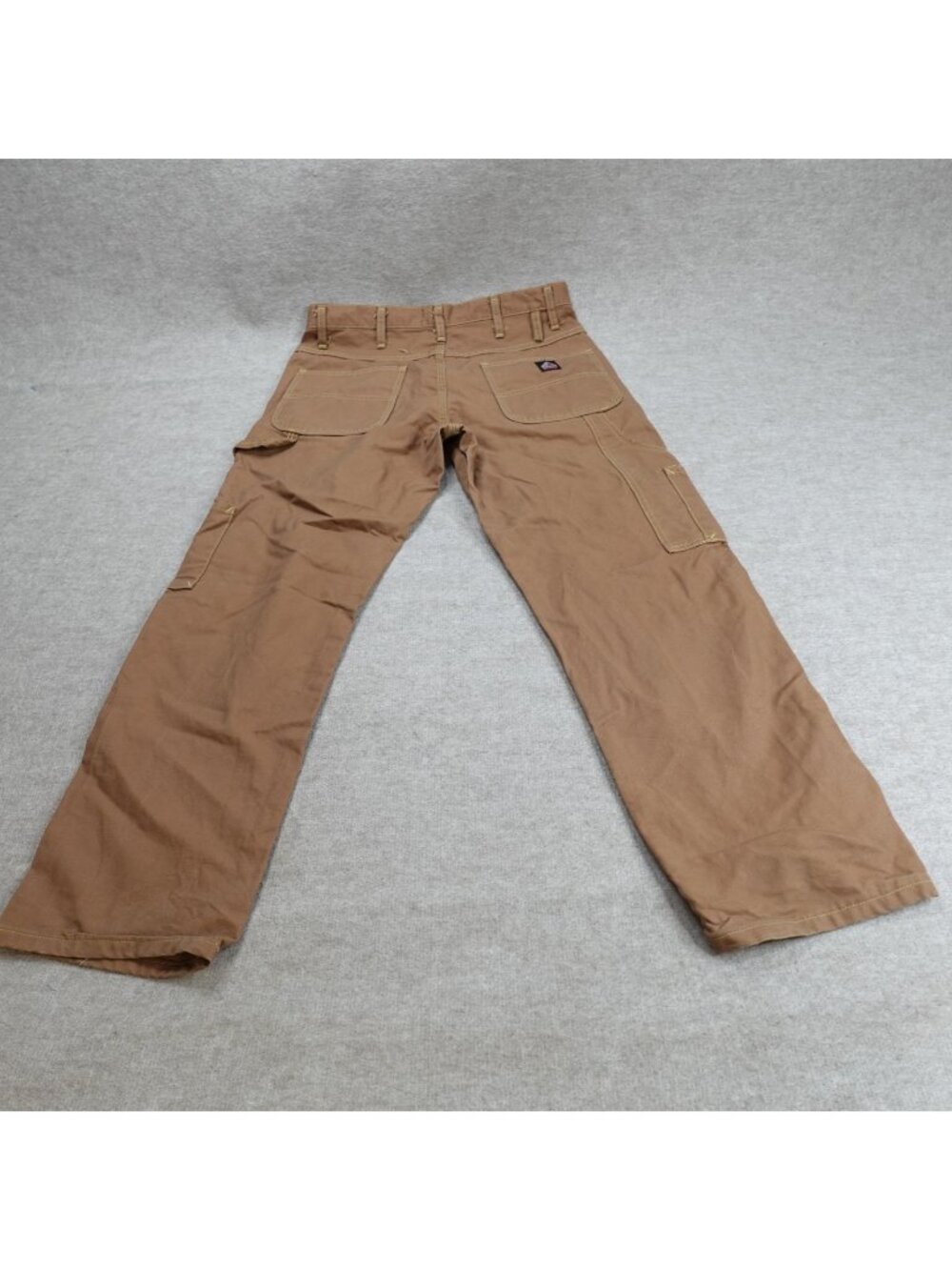 Bulwark Mens Pants 33 x 31 Brown Carpenter Canvas